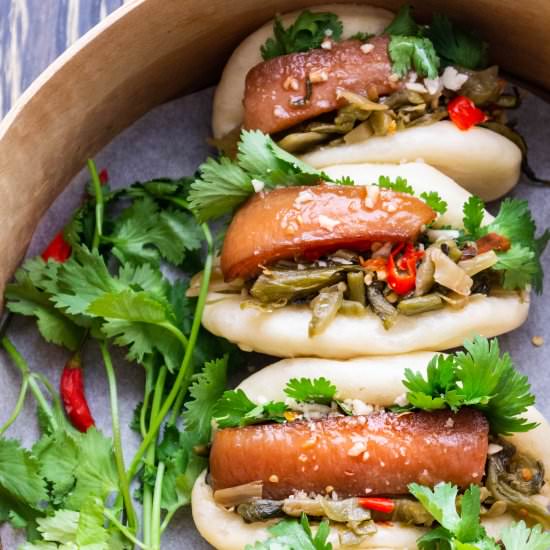 Taiwanese Pork Belly Bao (Gua Bao) - Recipe photo by WokandKin
