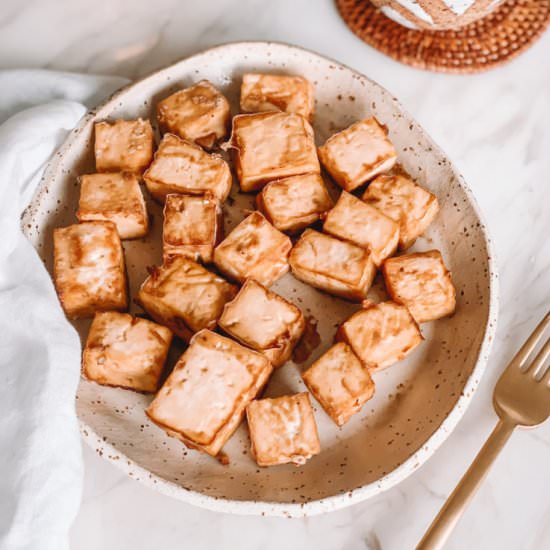 Crispy Baked Tofu - Recipe photo by dayslikelaura