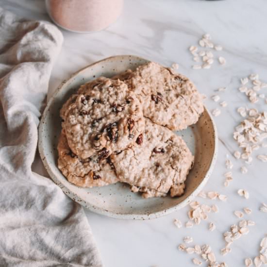Gluten-free Oatmeal Raisin Cookies - Recipe photo by dayslikelaura