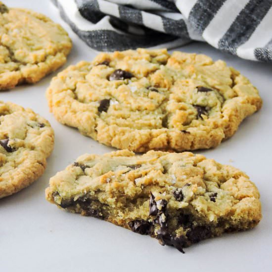Browned Butter Choc Chip Cookies - Recipe photo by Fresh Fit Kitchen