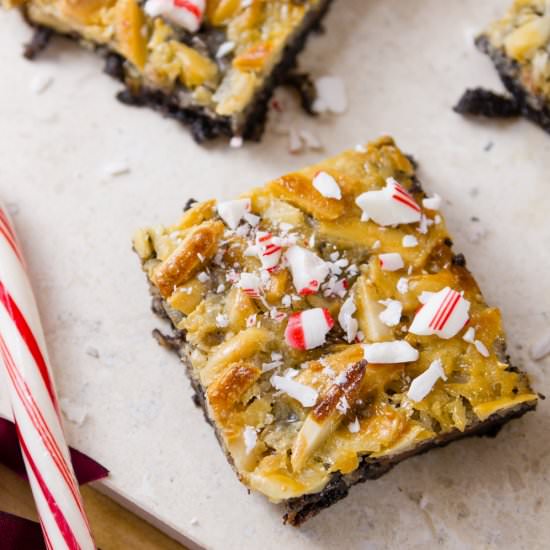 Peppermint Magic Bars - Recipe photo by dwayland