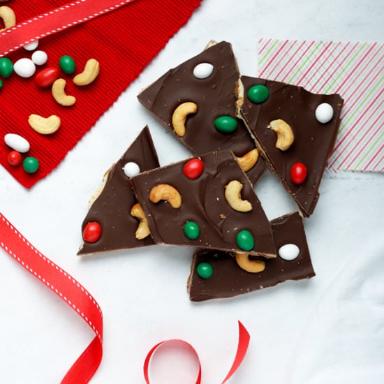 Cashew Chocolate Bark - Recipe photo by abakershouse