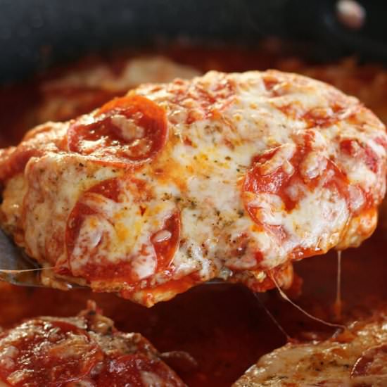 Pizza Baked Chicken - Recipe photo by Buy This Cook That