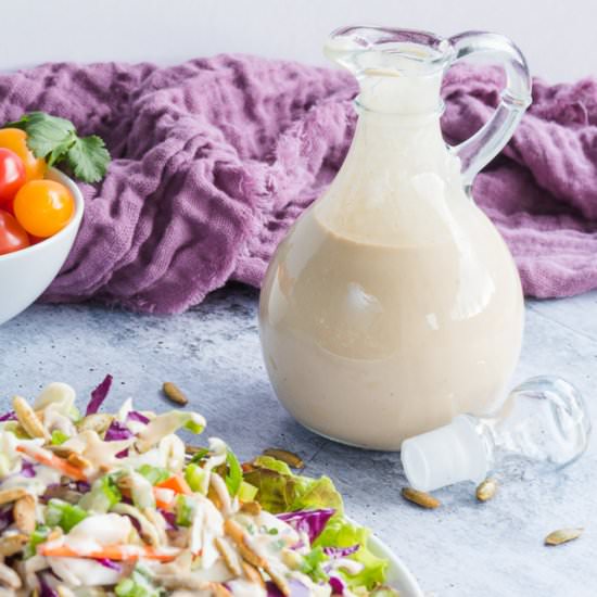 Miso Tahini Dressing - Recipe photo by cleanfooddirtygirl