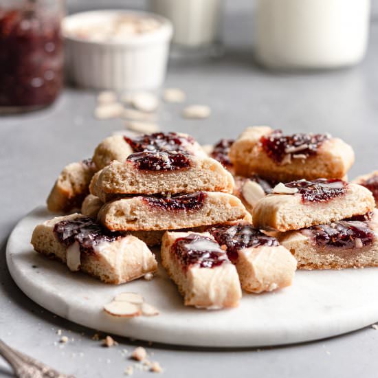 Almond Jamaretti Cookies - Recipe photo by OneSarcasticBaker