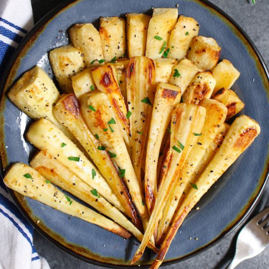 Roasted Parsnips - Recipe photo by tipbuzz