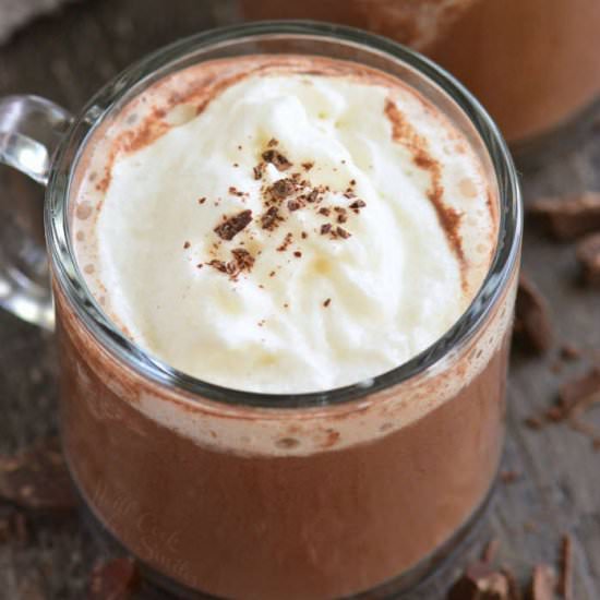 Red Wine Hot Chocolate - Recipe photo by WillCookForSmiles