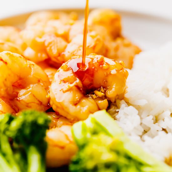 Honey Garlic Shrimp Recipe - Recipe photo by MunchkinTime