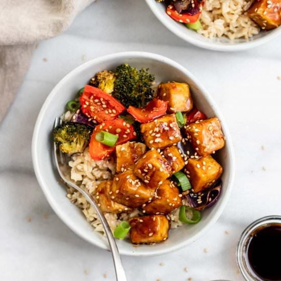 Baked Sesame Tofu - Recipe photo by eatwithclarity