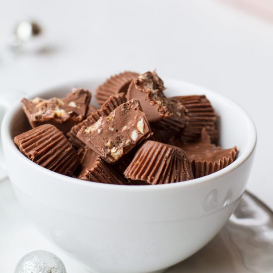Almond Crunch Milk Chocolates - Recipe photo by gingerwithspice