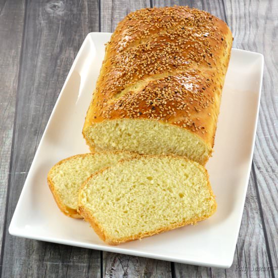 Bagel Bread Loaf Recipe - Recipe photo by pattysaveurs