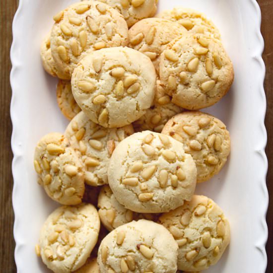 The Best Italian Pignoli Cookies - Recipe photo by feelingfoodish