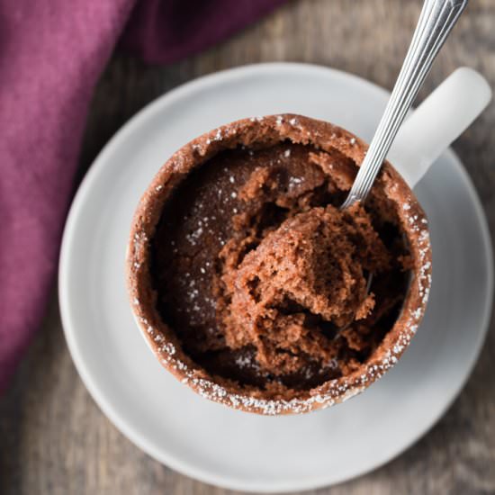 Nutella Mug Cake - Recipe photo by IntrovertBaker