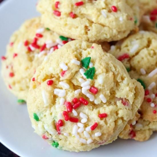 Cream Cheese Sprinkle Cookies - Recipe photo by persnicketyplates