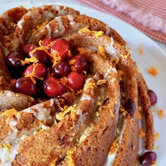 Cranberry-Orange Cake with Amaretto - Recipe photo by cookingontheweekends