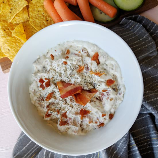 Bacon and Onion Dip - Recipe photo by homebodyeats