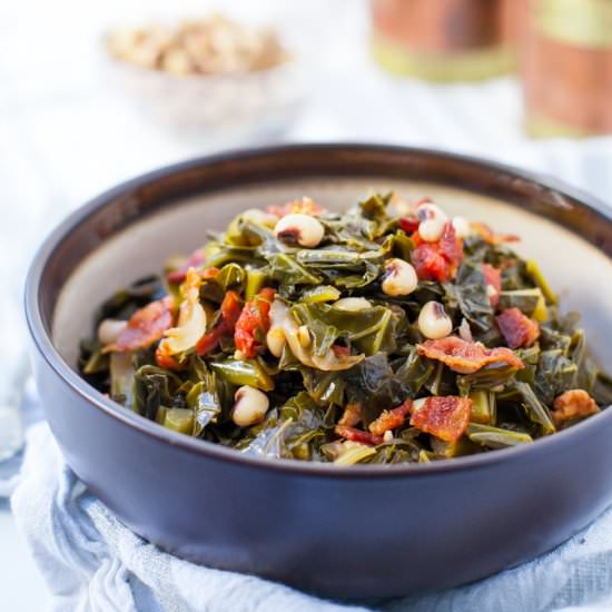 Instant Pot Collard Greens - Recipe photo by thymeandjoy