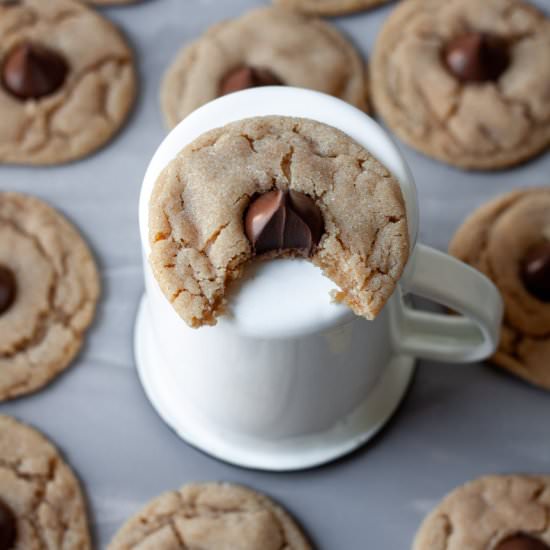Peanut Butter Blossoms - Recipe photo by kitchen335co