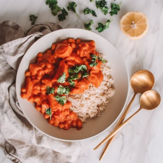 Vegan Sweet Potato Chickpea Curry - Recipe photo by dayslikelaura