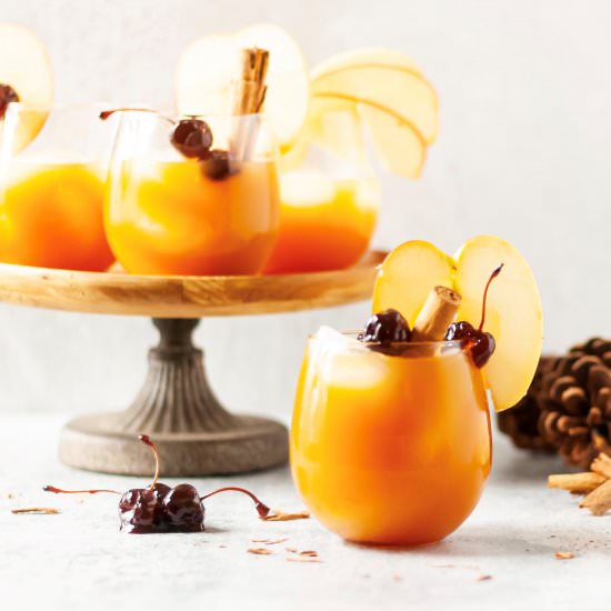Apple Bourbon Cocktail - Recipe photo by katethebaker