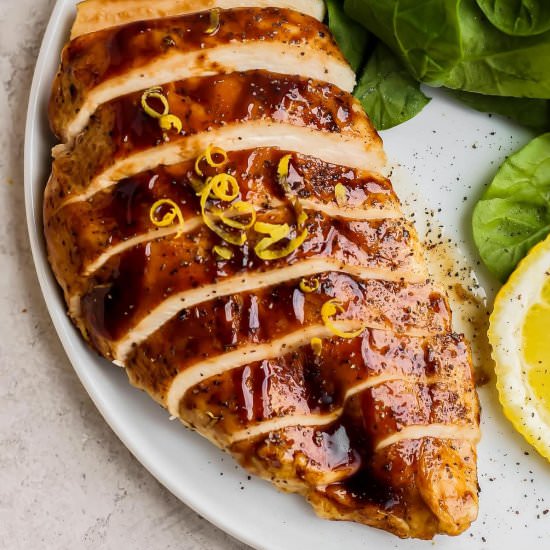 Lemon Honey Balsamic Chicken! - Recipe photo by the cookie rookie