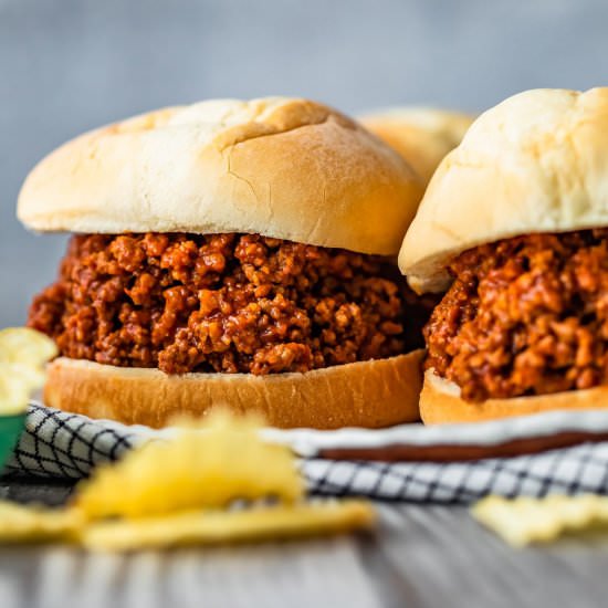 Homemade Sloppy Joes! - Recipe photo by the cookie rookie