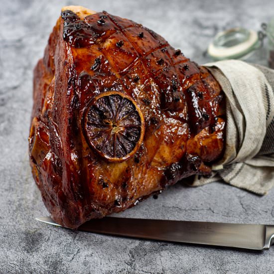 Vanilla Maple Glazed Ham - Recipe photo by AnotherFoodBlogger