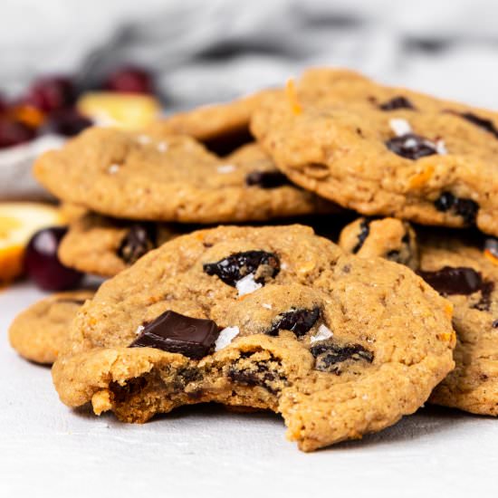 Cranberry Orange Chocolate Cookies - Recipe photo by ShortGirlTallOrder