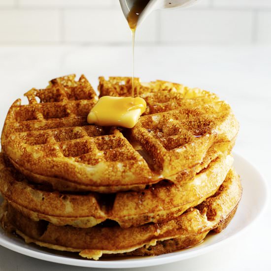 Belgian Waffles - Recipe photo by PinchandSwirl