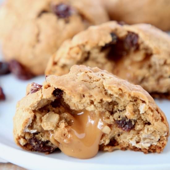 Oatmeal Raisin Cookies with Caramel - Recipe photo by Whitney Bond