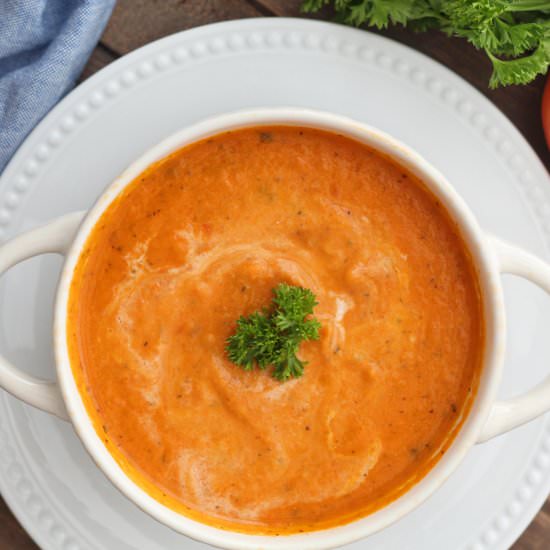 Creamy Tomato Bisque - Recipe photo by Ereese