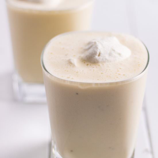Rum & Eggnog Milkshakes - Recipe photo by whippeditup