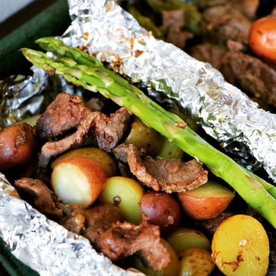 Garlic, Steak & Potatoes - Recipe photo by eyesclosedcooking