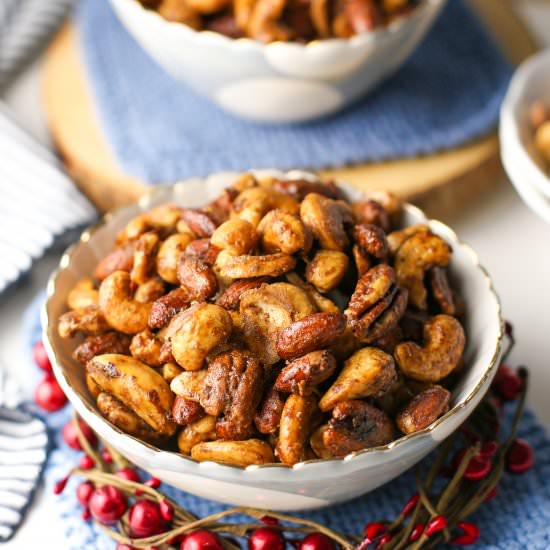 Cinnamon Sugar Candied Nuts - Recipe photo by Yay For Food