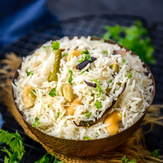 Hyderabadi Bagara Rice - Recipe photo by Whiskaffair