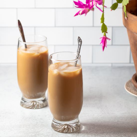 Boozy Vietnamese Iced Coffee - Recipe photo by sidewalkshoes