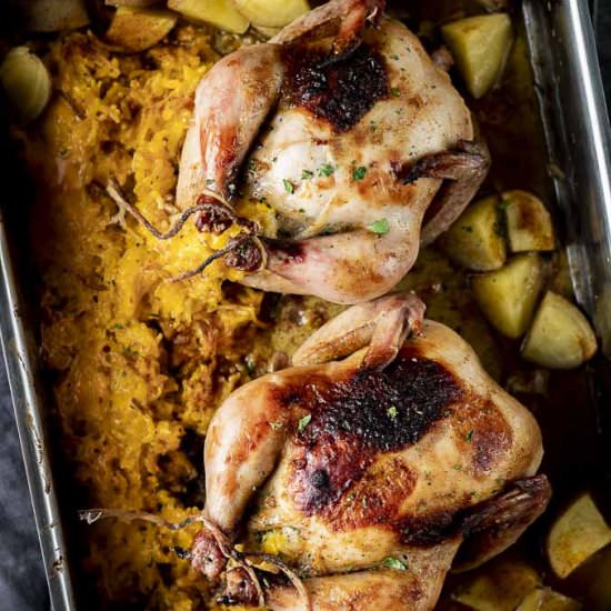 Stuffed Cornish Hen - Recipe photo by Went Here 8 This