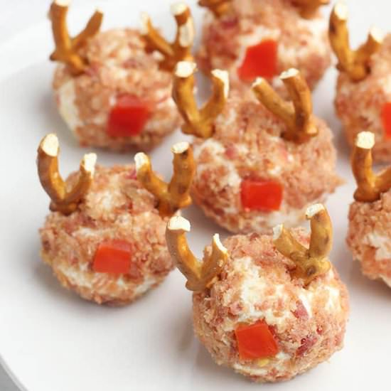 Reindeer Cheese Ball Appetizer - Recipe photo by sustain my cooking habit