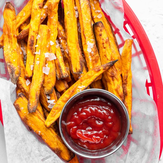Air Fryer Sweet Potato Fries - Recipe photo by foodfaithfitness
