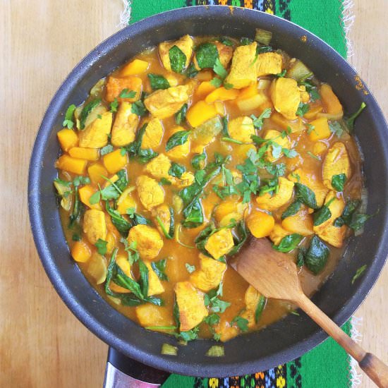 Chicken and Squash Skillet - Recipe photo by Lekcjewkuchni