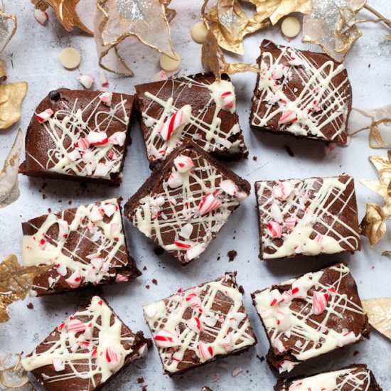 Peppermint Candy Cane Brownies - Recipe photo by littlesugarsnaps