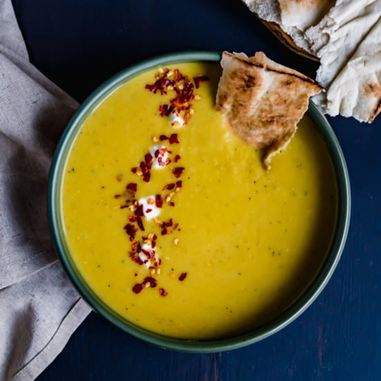 Red Lentil Soup - Recipe photo by TheDeliciousSpoon
