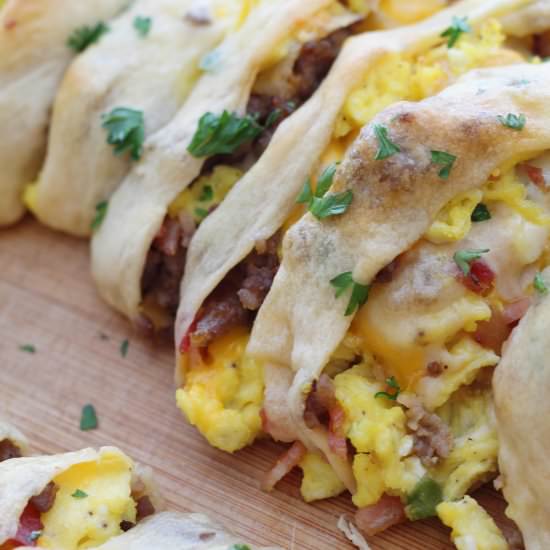 Breakfast Calzones - Recipe photo by Ereese