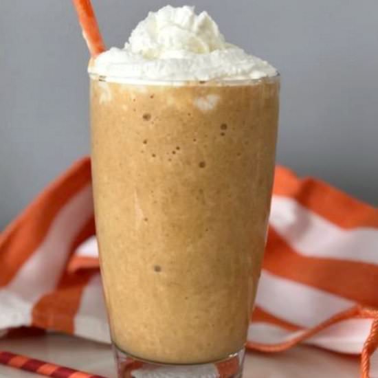 Pumpkin Protein Smoothie - Recipe photo by Skinny Sweets