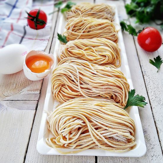 Homemade Chewy Noodle - Recipe photo by MyHomeDiaryinTurkey