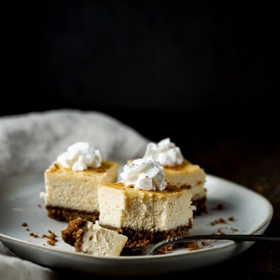 Eggnog Cheesecake Bars - Recipe photo by Went Here 8 This