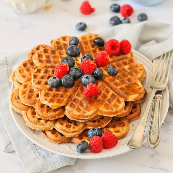 Christmas gingerbread waffles - Recipe photo by vanillafrost4