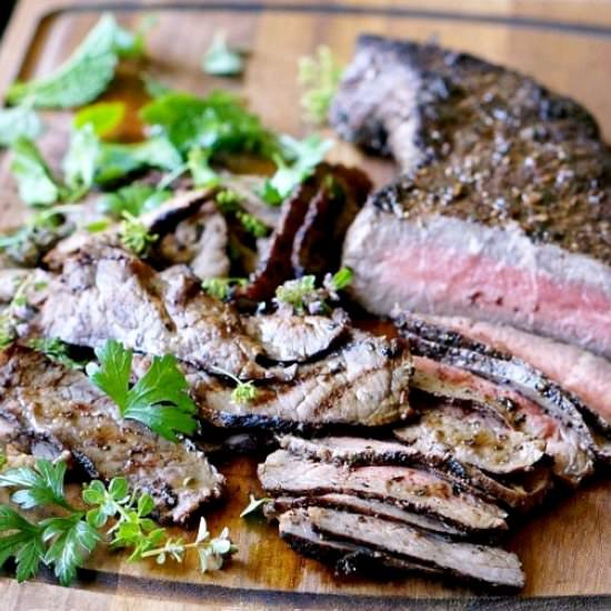 London Broil, Lebanese-Flavored - Recipe photo by SJ Gardener