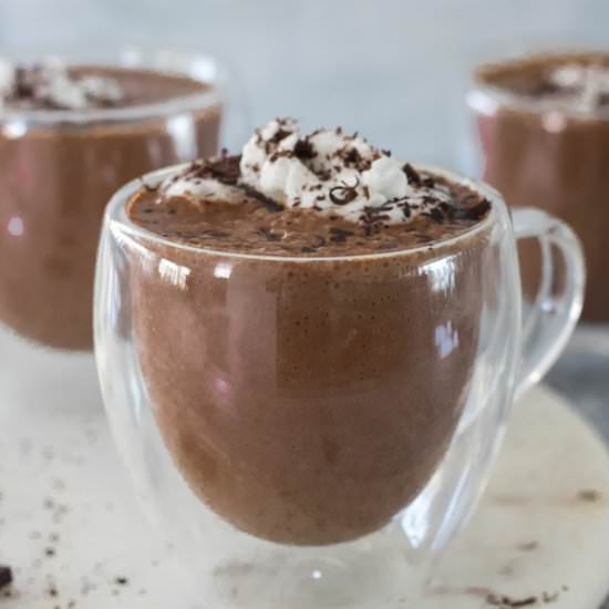 Vegan Blender Hot Cocoa - Recipe photo by eatingbyelaine