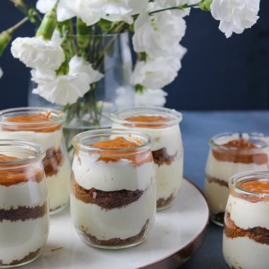 No Bake Cheesecake Jars - Recipe photo by flourandspice